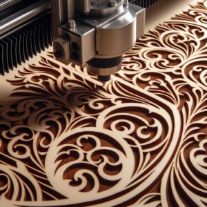 Wood engraving Co2
