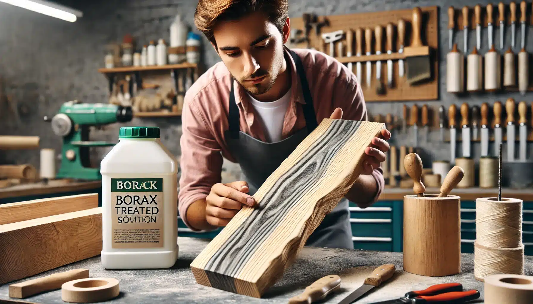 troubleshooting a piece of borax-treated 